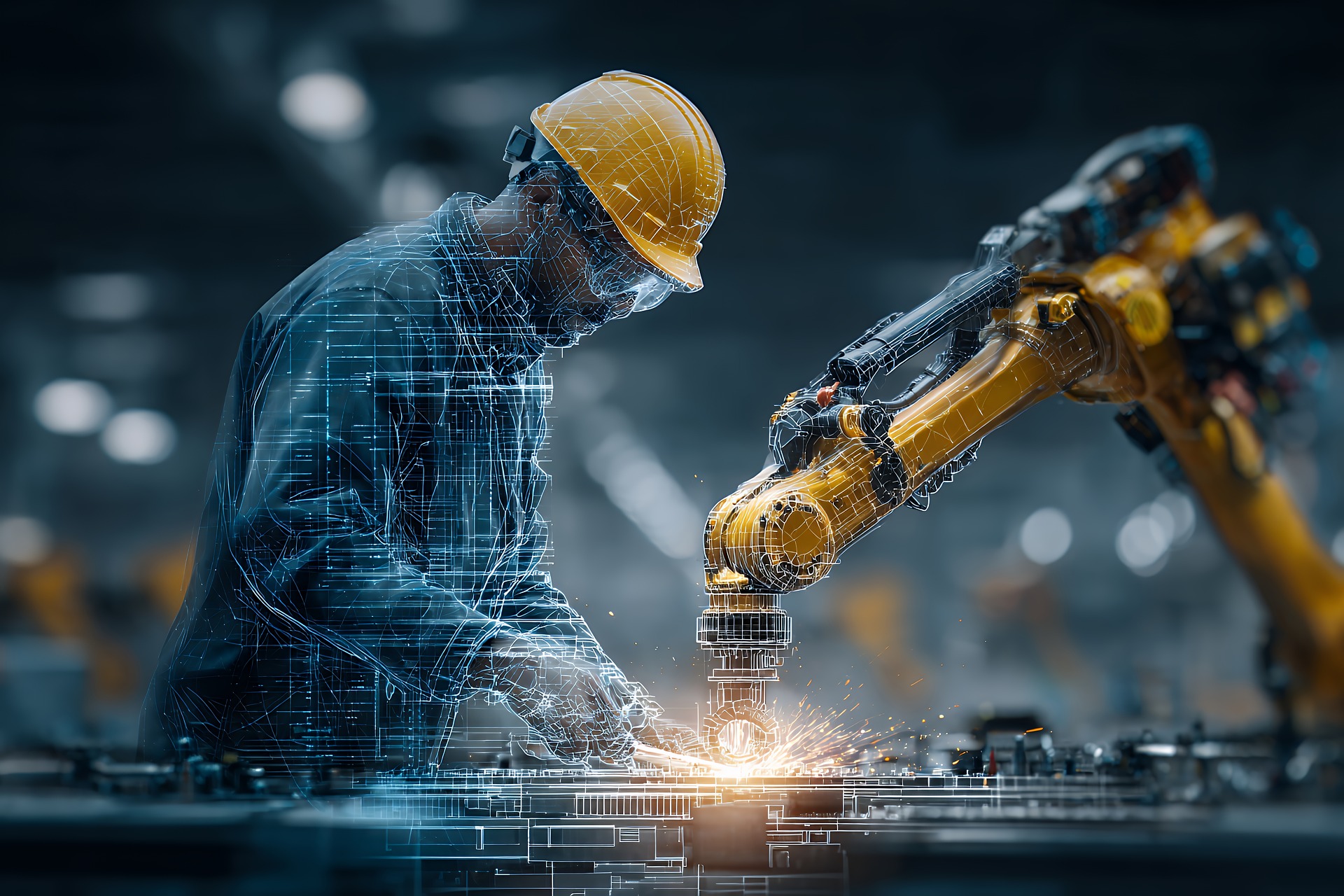 Precision manufacturing scene